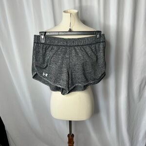 Under Armour Gray HeatGear Running Shorts | Athletic Workout Shorts